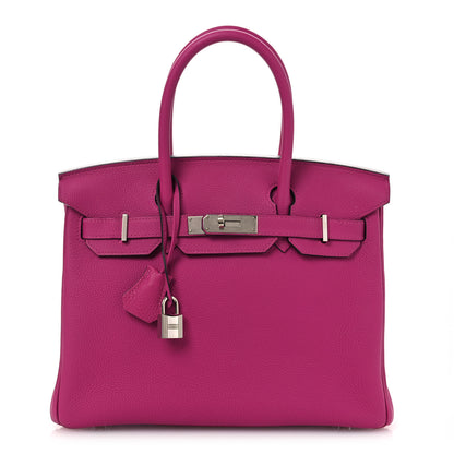 Hermes Togo Birkin 30 Rose Pourpre 1 of 12