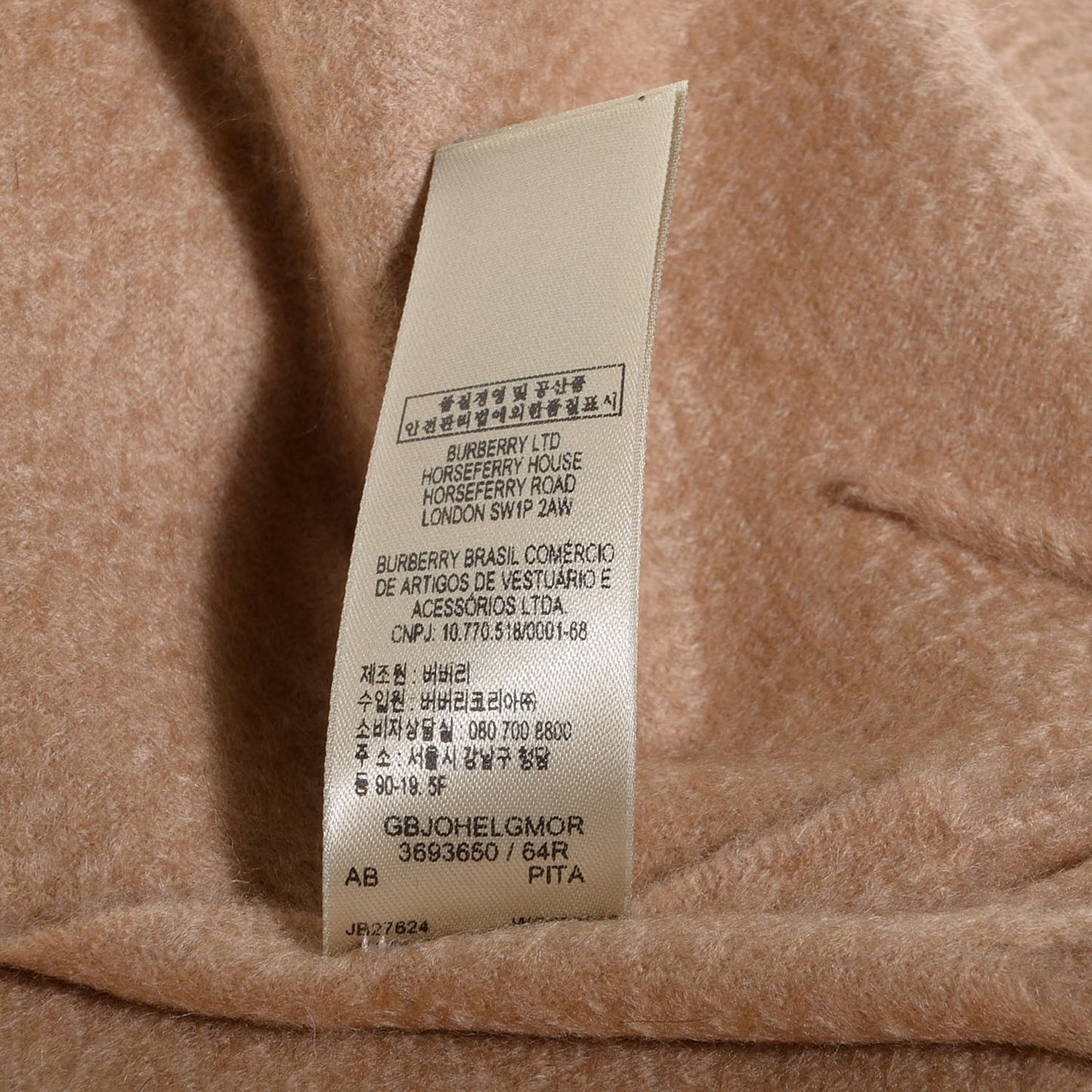 Heritage Cashmere Classic Scarf Camel