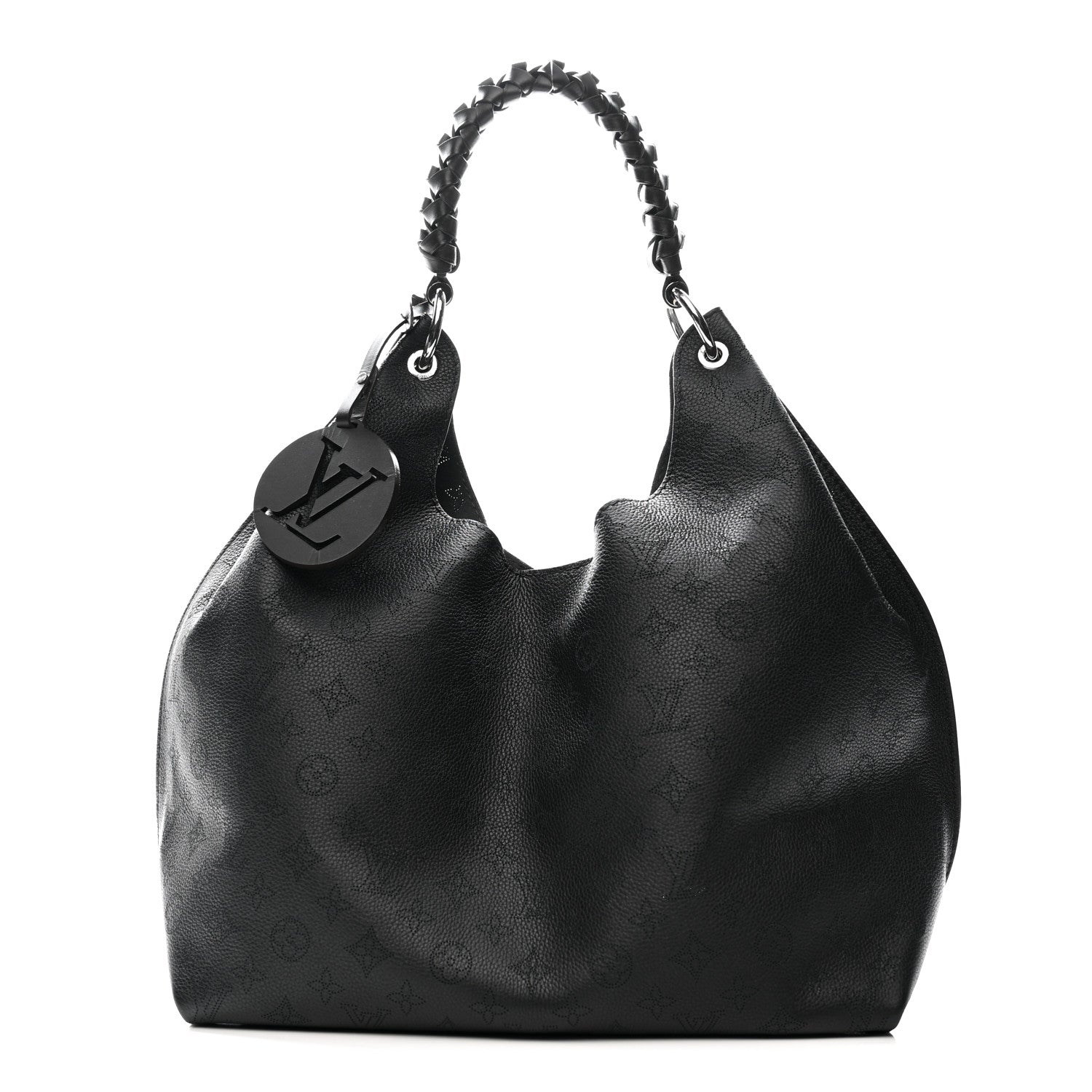 Louis Vuitton Mahina Carmel Hobo Black 1 of 11