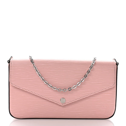 Louis Vuitton Epi Pochette Felicie Rose Ballerine 3 of 9