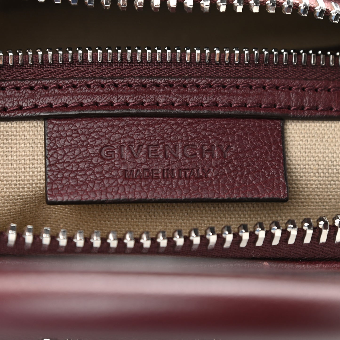 Sugar Goatskin Small Antigona Oxblood