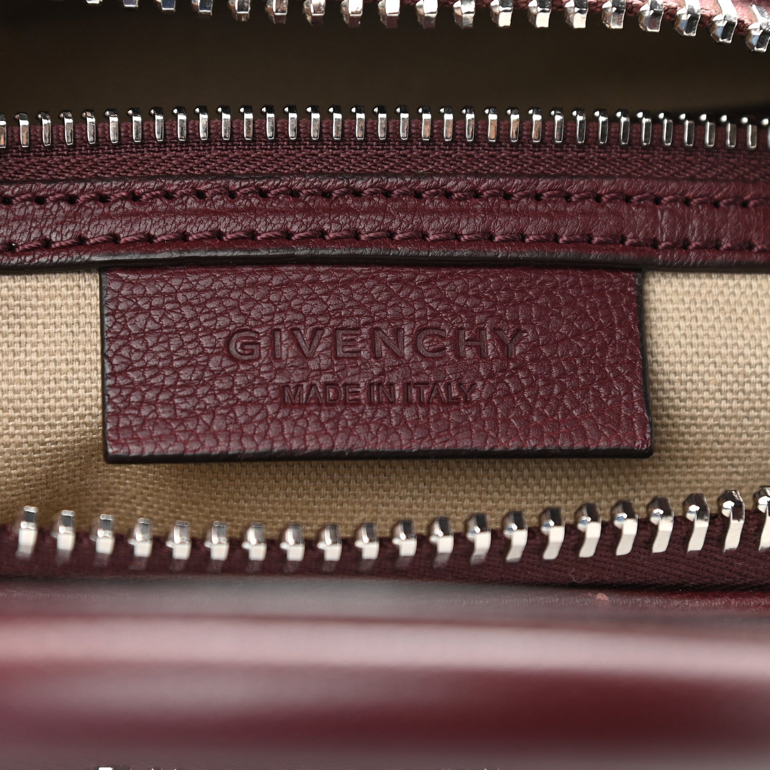 Givenchy Sugar Goatskin Small Antigona Oxblood 6 of 9
