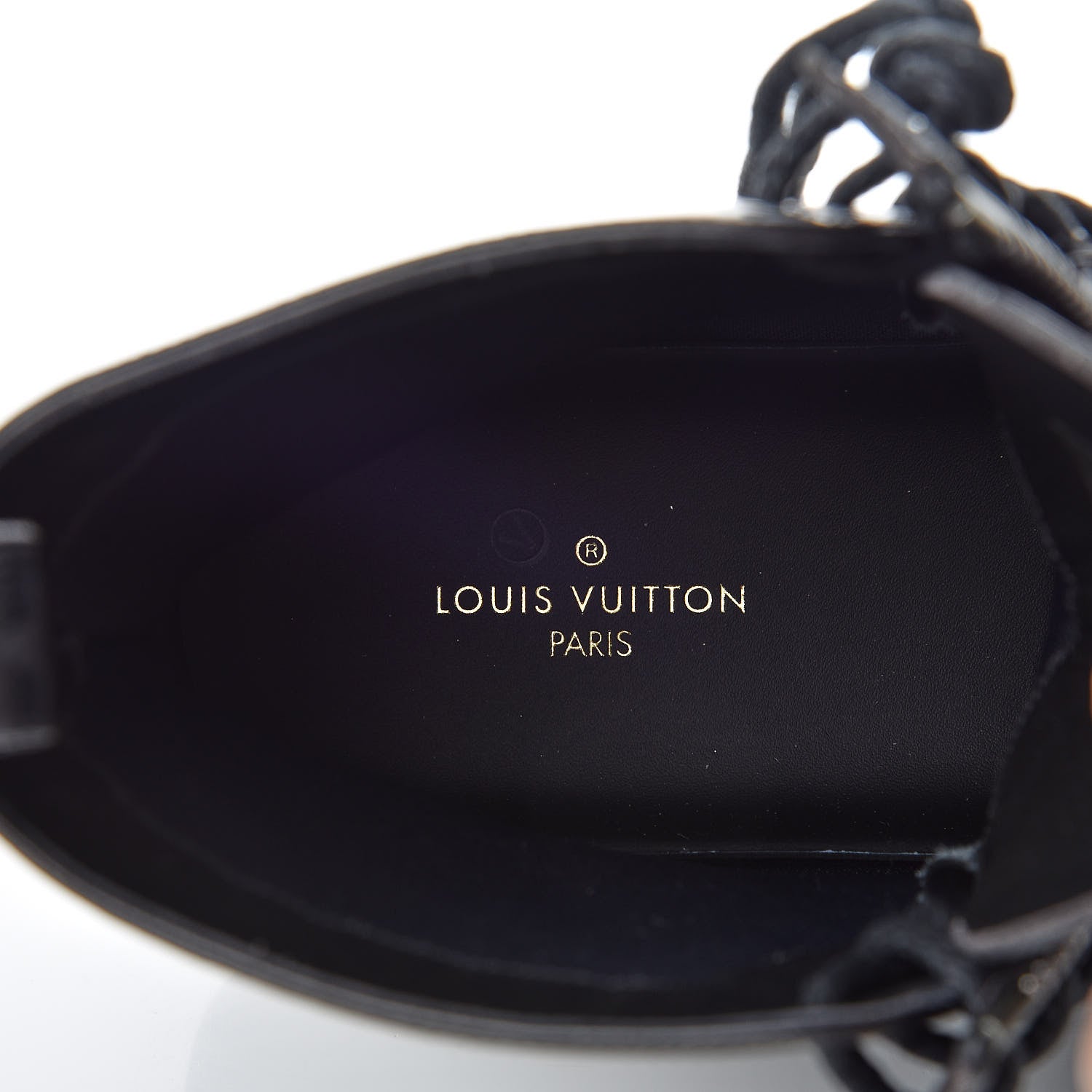Louis Vuitton Calfskin Glazed Ice Ankle Boots 9.5 Black 9 of 9