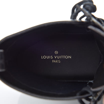 Louis Vuitton Calfskin Glazed Ice Ankle Boots 9.5 Black 9 of 9