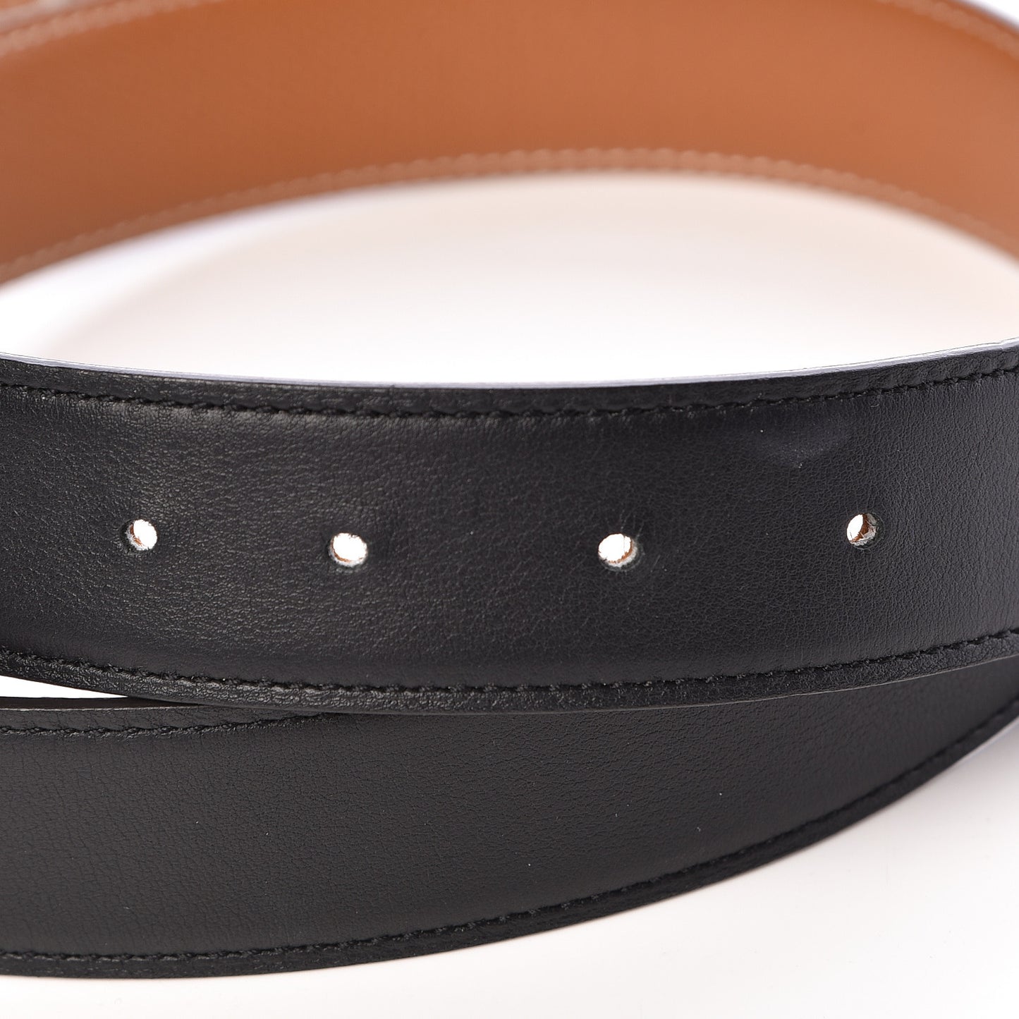 Swift Epsom 32mm H Belt 90 Black Gold