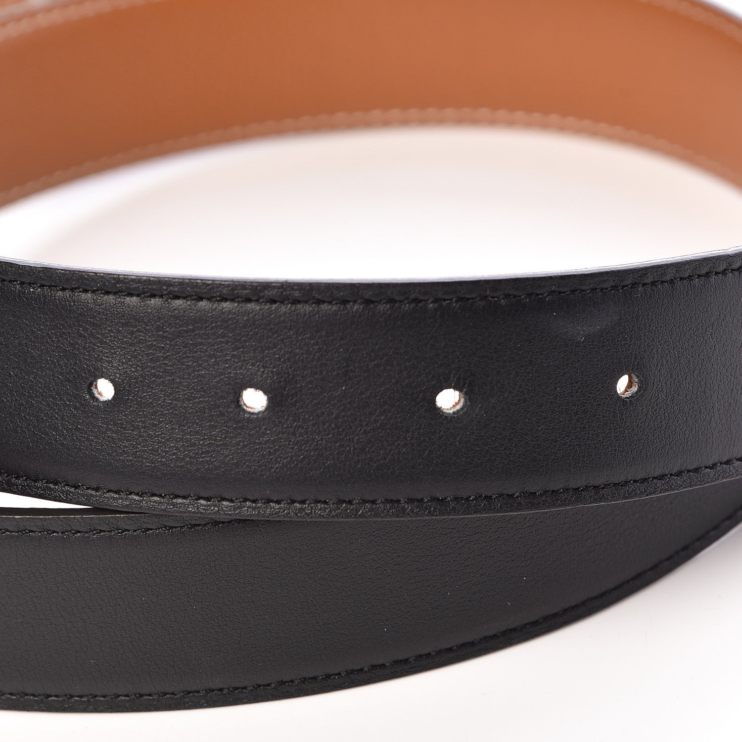 Hermes Swift Epsom 32mm H Belt 90 Black Gold 6 of 7
