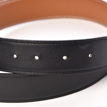 Hermes Swift Epsom 32mm H Belt 90 Black Gold 6 of 7