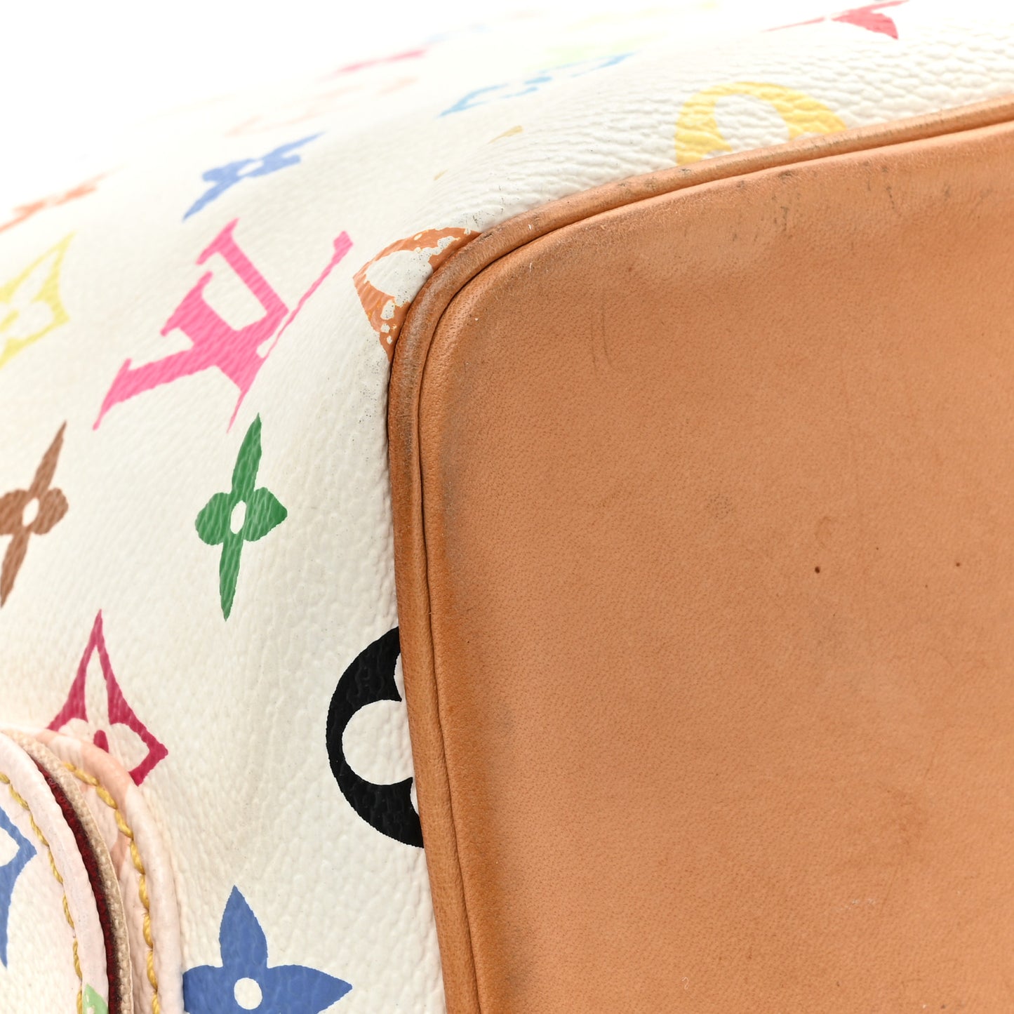 Monogram Multicolor Petit Noe White