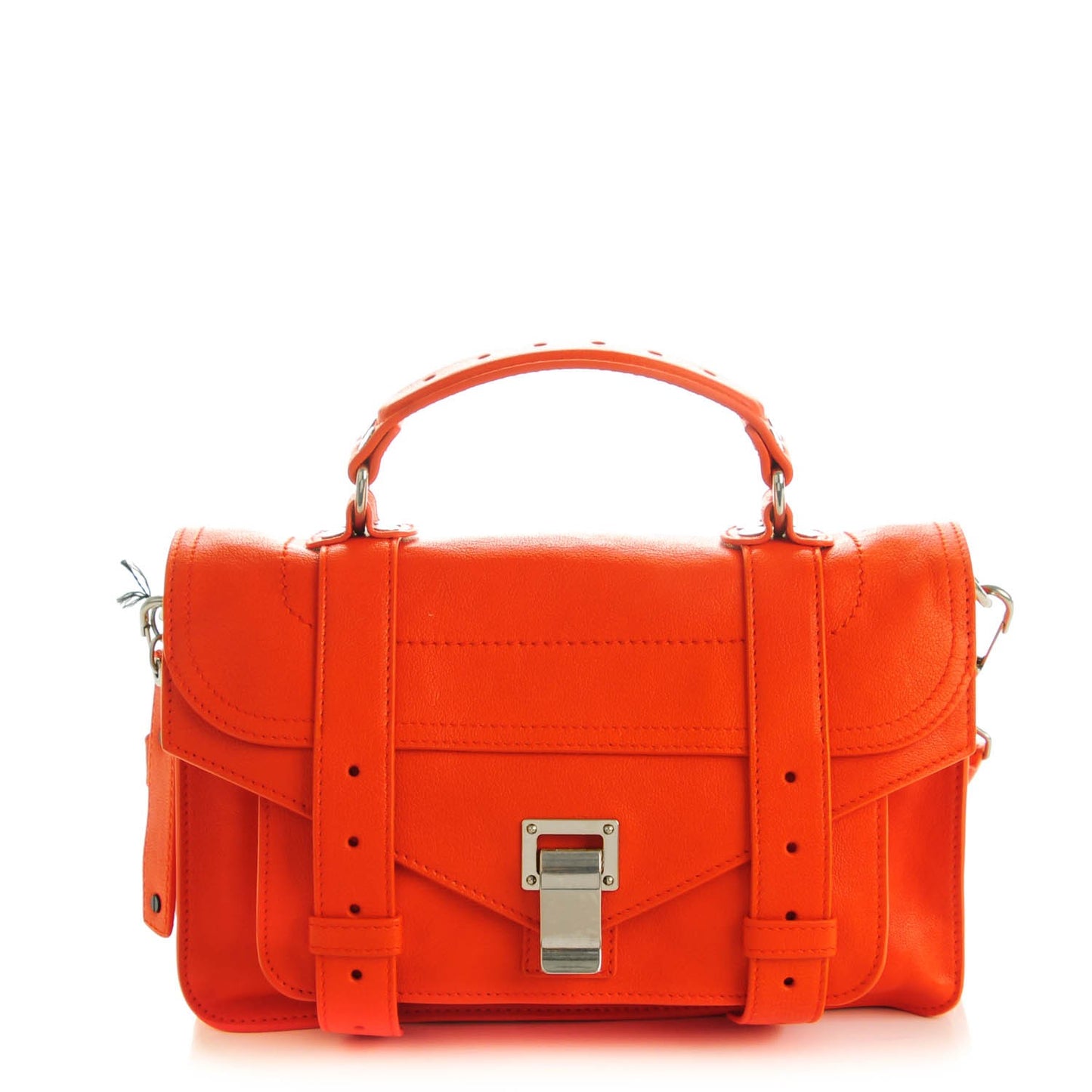 Lambskin Tiny PS1 Satchel Orange Pepper