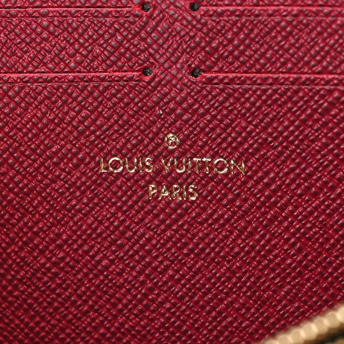 Monogram Clemence Wallet Fuchsia