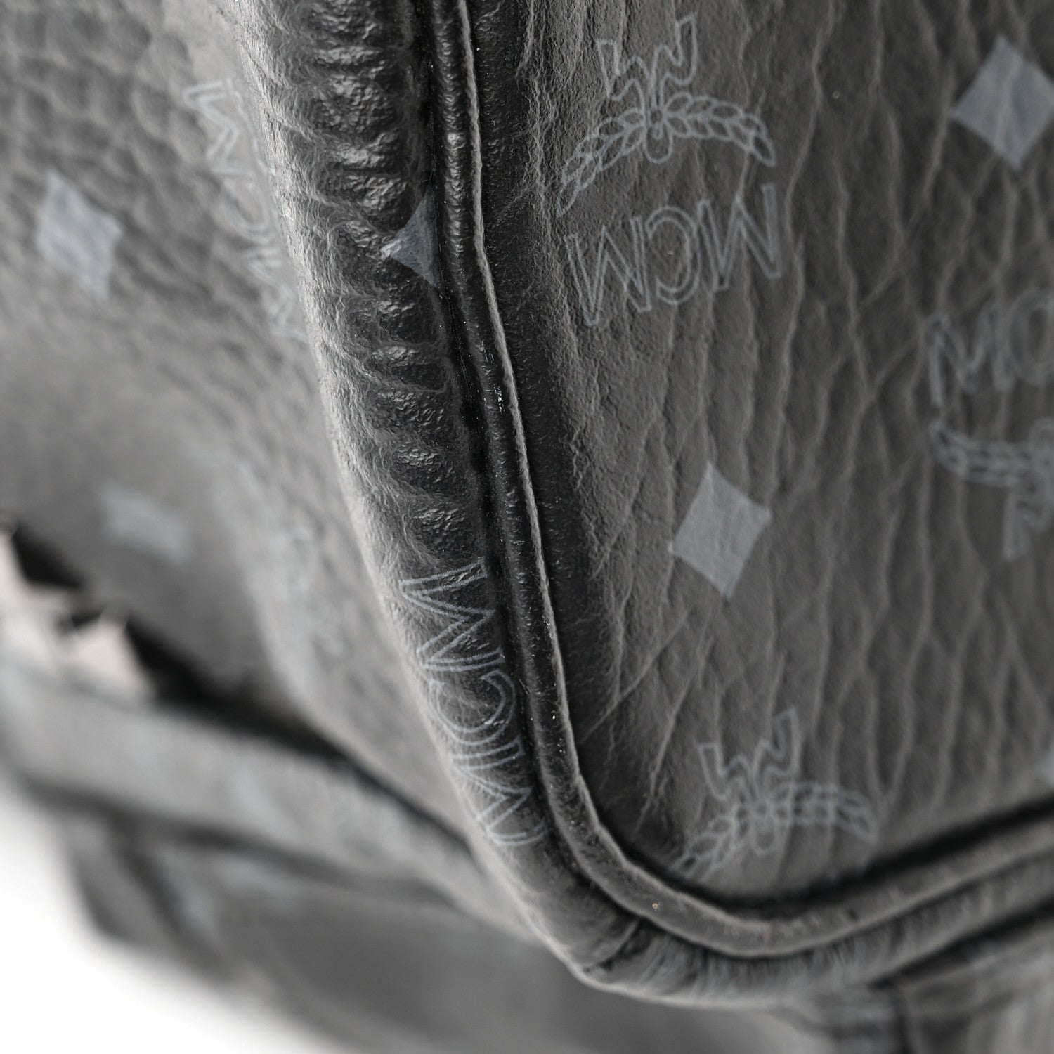 MCM Visetos Small Side Stud Stark Backpack Black 14 of 14