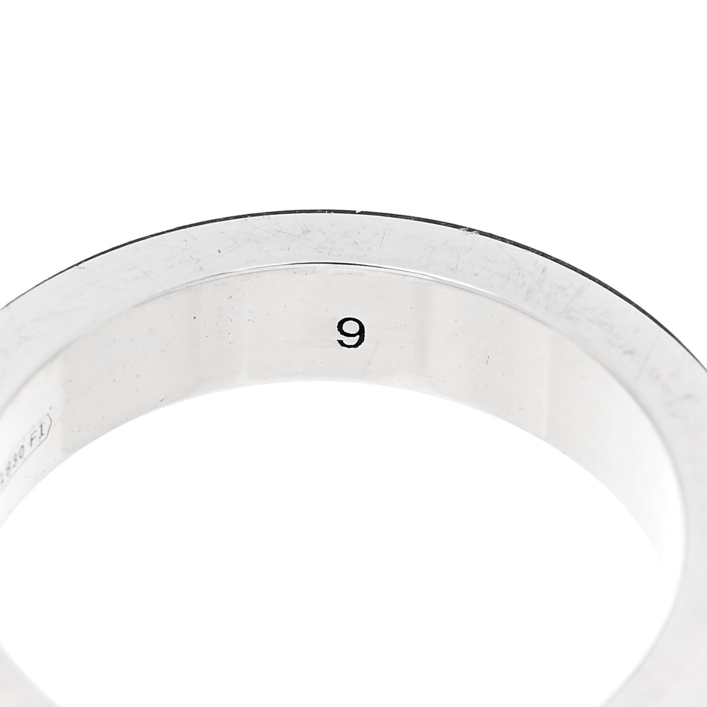 Sterling Silver 4mm GucciGhost Hamlet Skull Narrow Ring 49 4.75