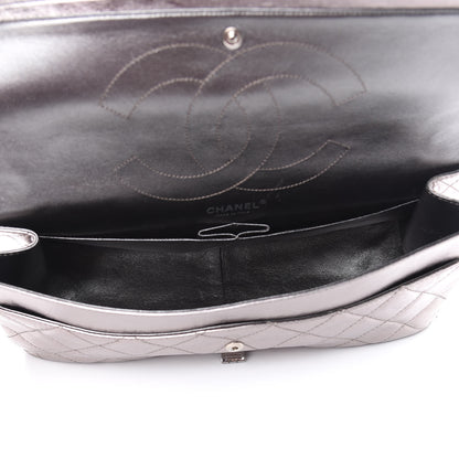 Chanel Metallic Aged Calfskin Quilted 2.55 Reissue 228 Flap Silver 5 of 9