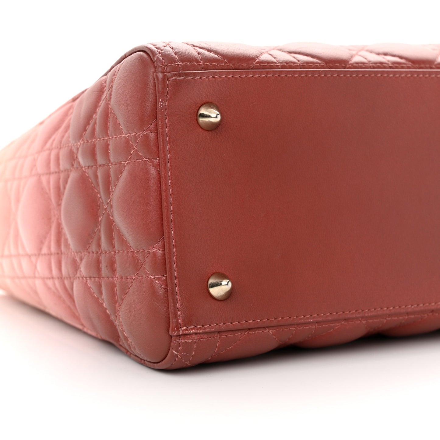Lambskin Cannage Gradient Medium Lady Dior Pink