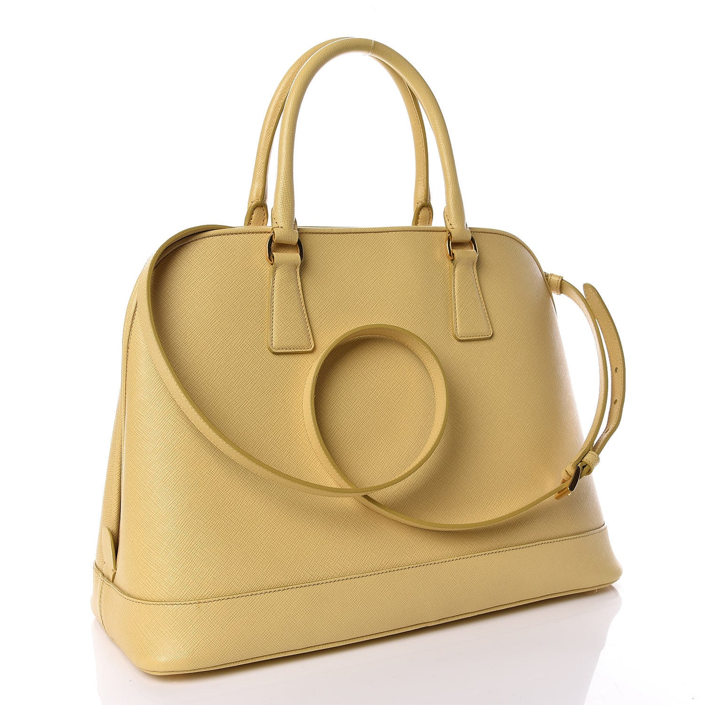 Saffiano Lux Open Promenade Tote Ananas