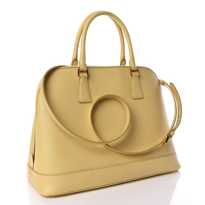Prada Saffiano Lux Open Promenade Tote Ananas 4 of 17