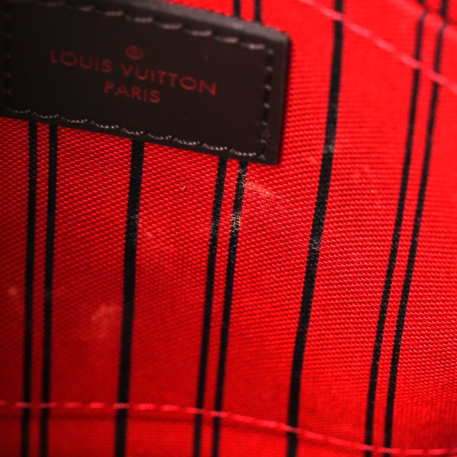 Louis Vuitton Damier Ebene Neverfull MM GM Pochette 8 of 8