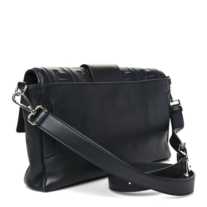 Fendi Nappa FF 1974 Embossed Large Baguette Black 3 of 11