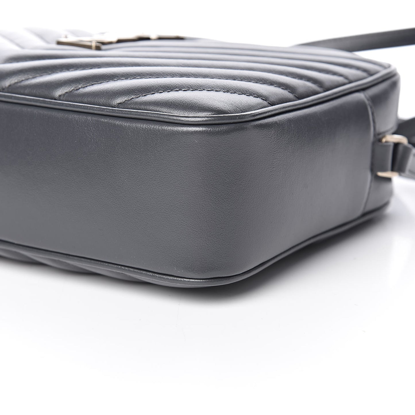 Calfskin Matelasse Monogram Lou Camera Bag Dark Smog