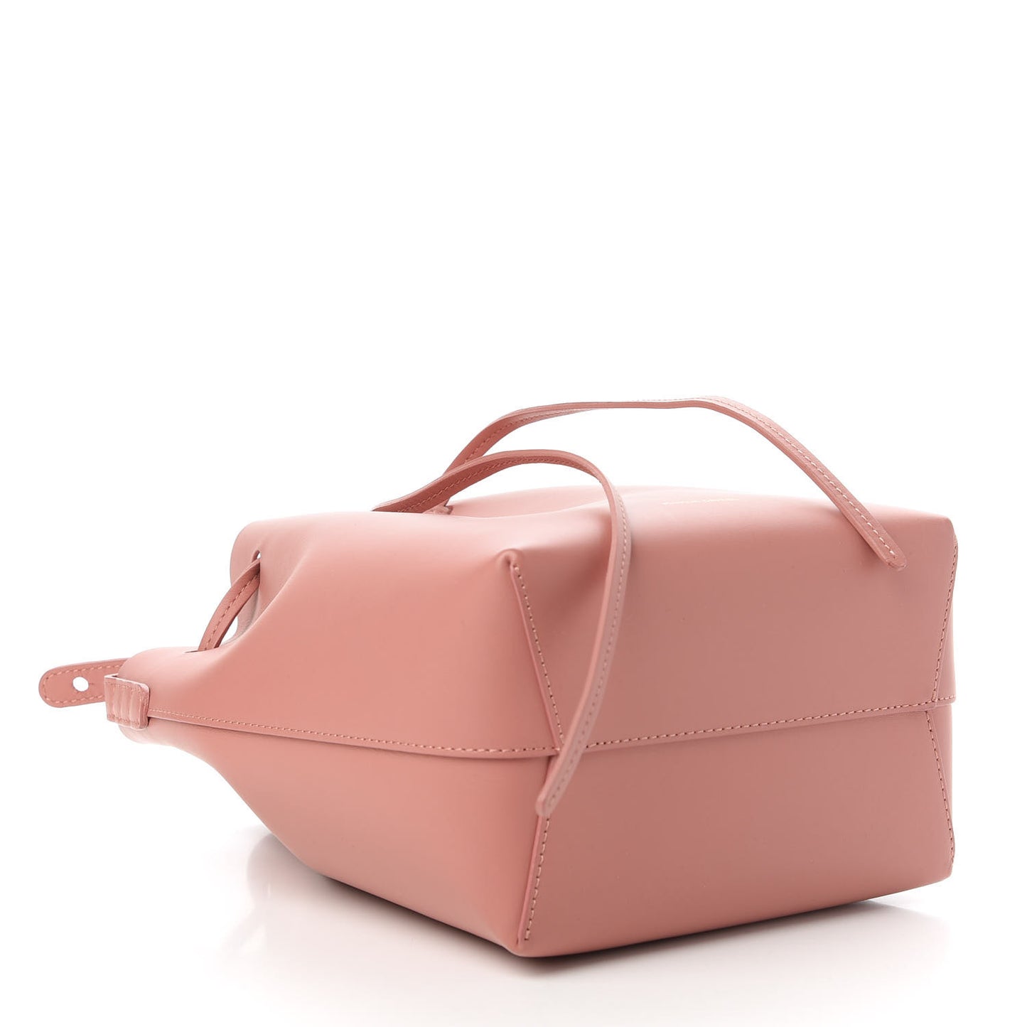 Calfskin Mini Bucket Bag Blush
