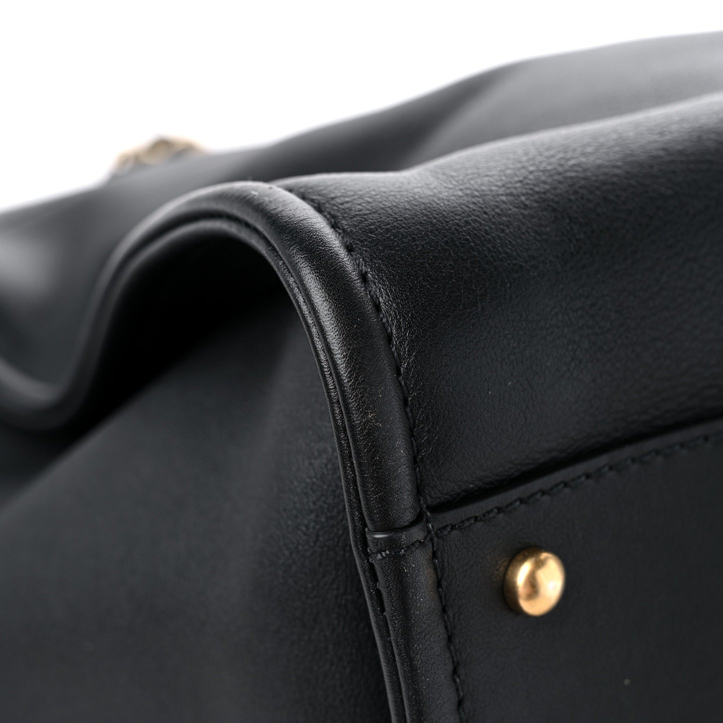 Calfskin Medium Deauville Tote Black Multicolor