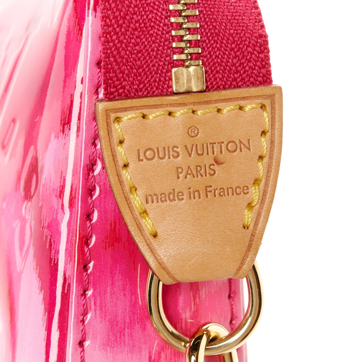 Vernis Ikat Pochette Accessories NM Rose Indien