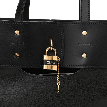 Chloe Smooth Grained Calfskin Medium Aby Tote Black 8 of 10