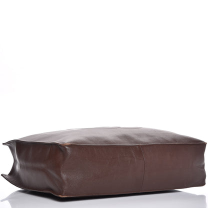 Chanel Lambskin CC Tote Brown 3 of 11