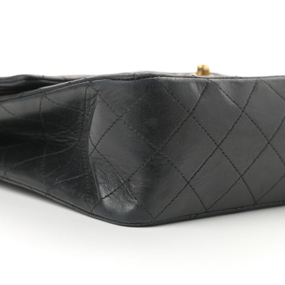 Chanel Lambskin Quilted Medium Double Flap Black 10 of 15