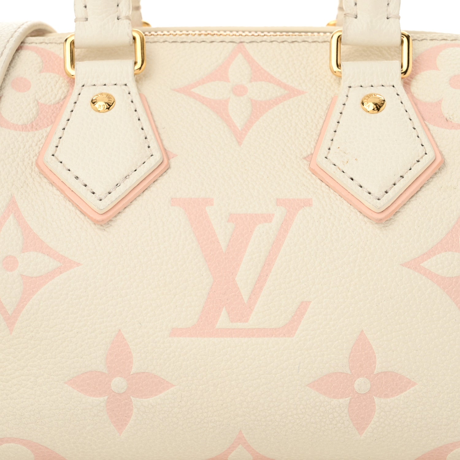 Louis Vuitton Empreinte Monogram Giant Speedy Bandouliere 20 Latte Chamallow 7 of 11