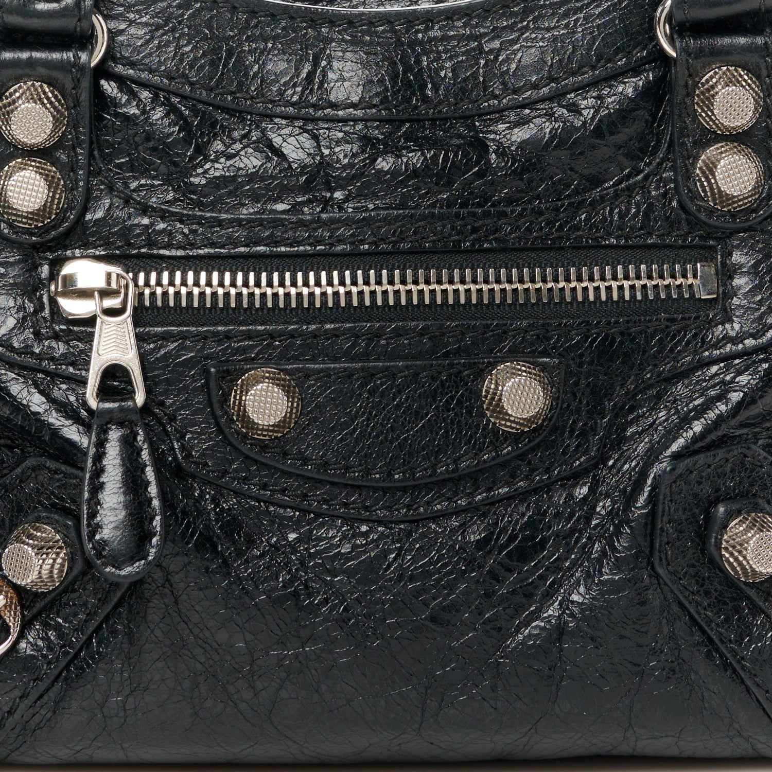 Balenciaga Agneau Giant 12 Silver Hardware Mini City Black 8 of 10