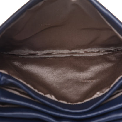 Lanvin Lambskin Quilted Medium Sugar Flap Shoulder Bag Navy 9 of 12