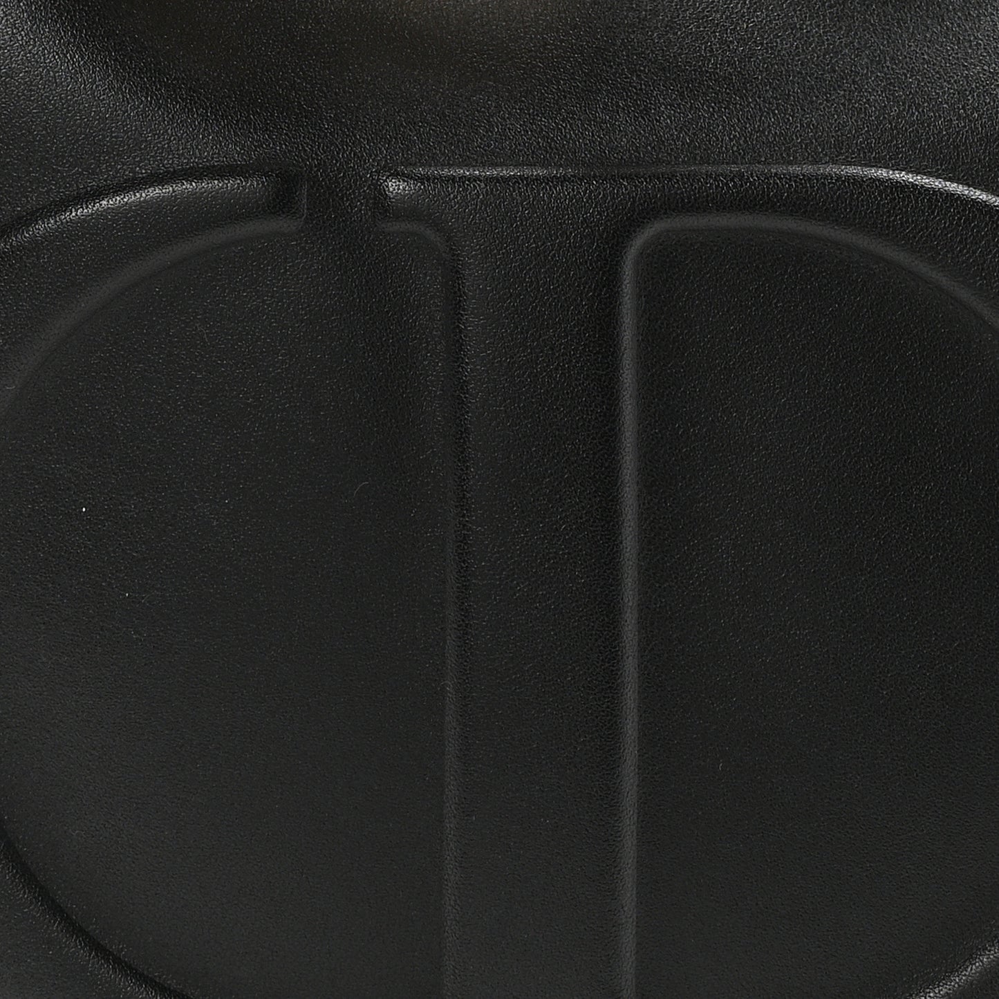 Calfskin CD Embossed Medium C'est Chain Bucket Bag Black