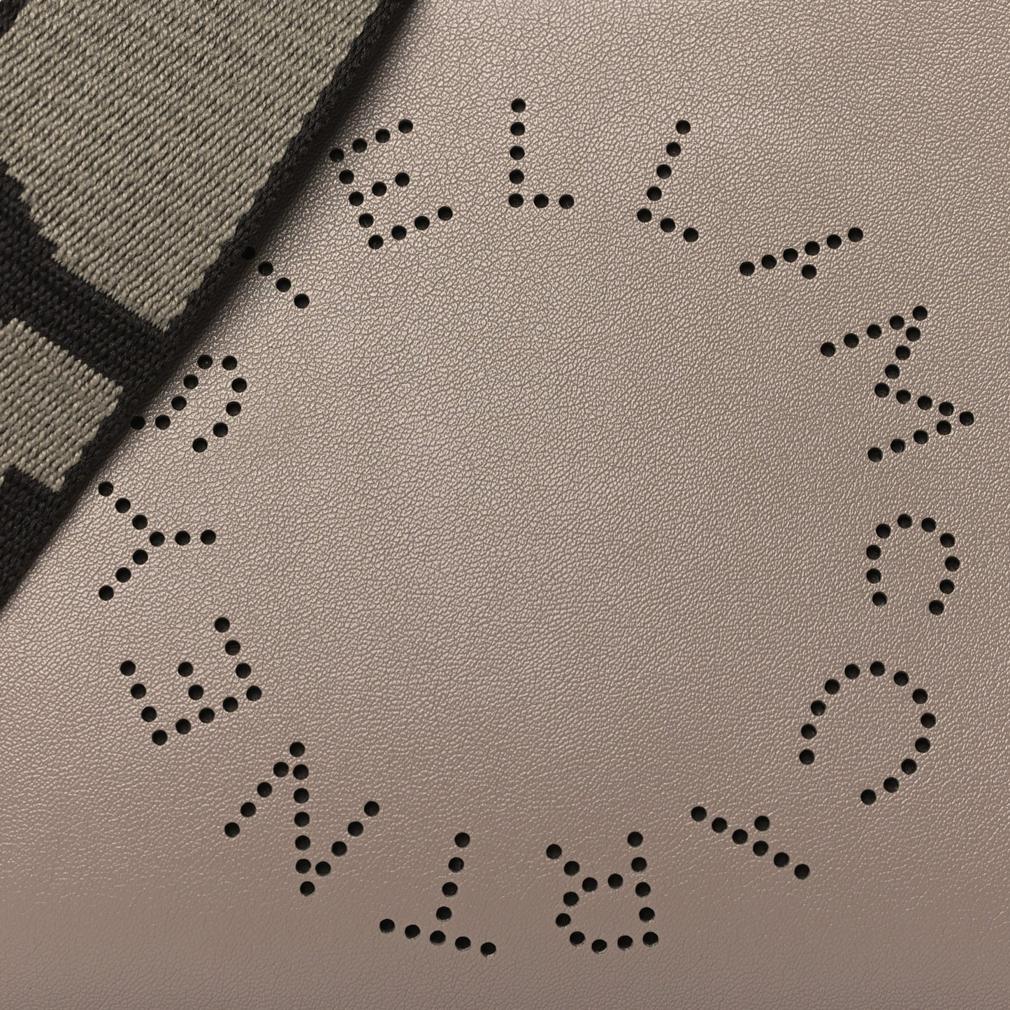 Eco Alter Nappa Perforated Logo Small Shoulder Bag Moss