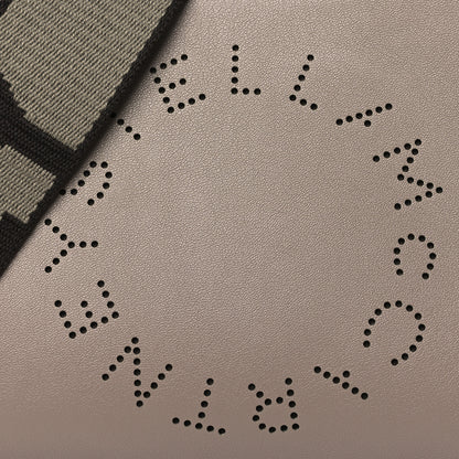 Stella McCartney Eco Alter Nappa Perforated Logo Small Shoulder Bag Moss 7 of 12