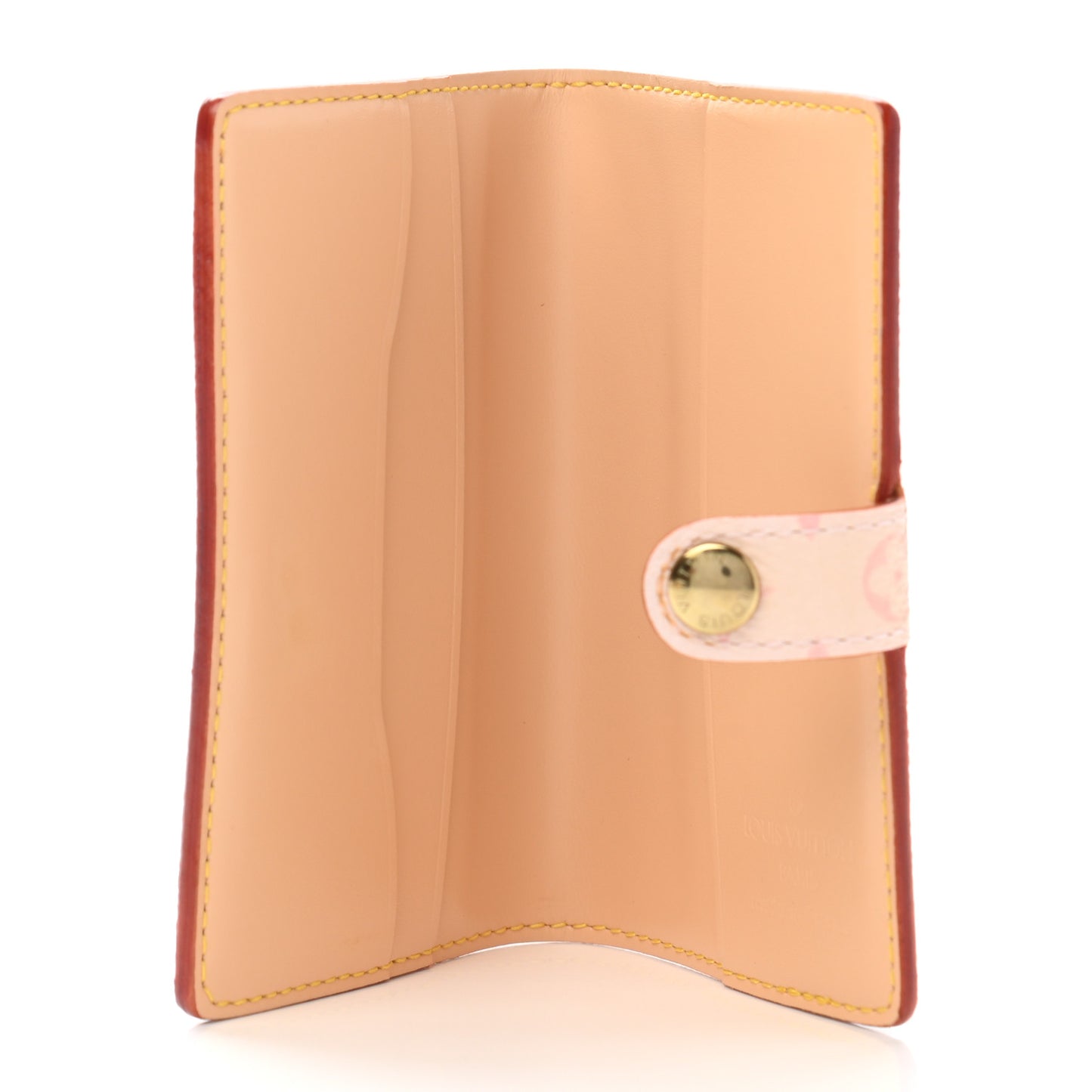 Monogram Cherry Blossom Carnet de Bal Mini Agenda Cover Pink