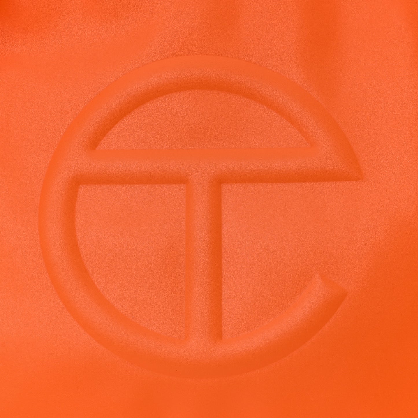 Vegan Leather Large Shopping Bag Orange