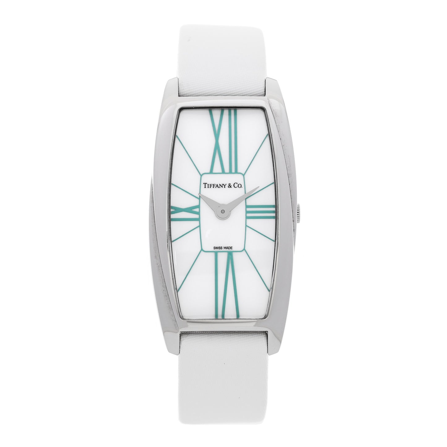 Stainless Steel Satin 22mm Gemea Quartz Watch White