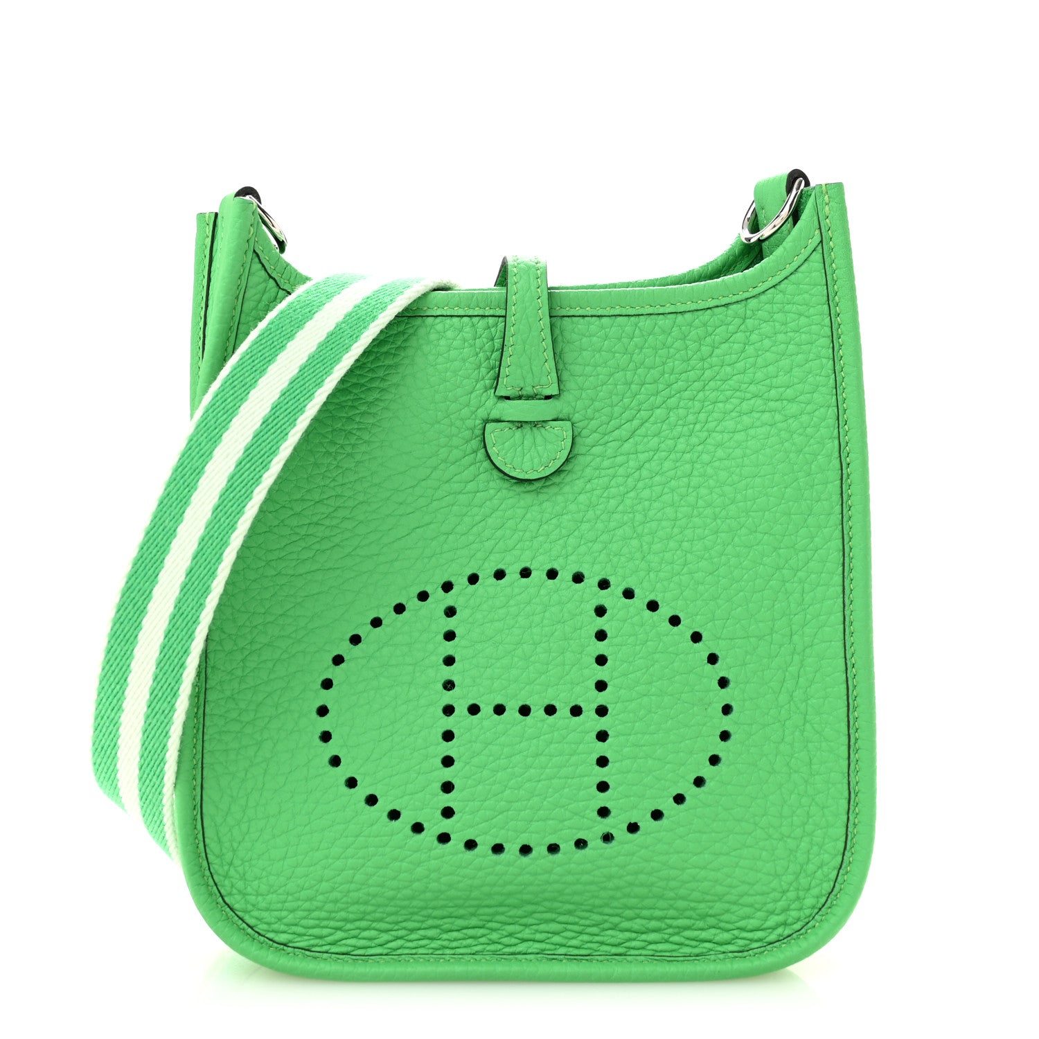 Hermes Taurillon Clemence Amazone Evelyne TPM Vert Comics Vert Fizz 1 of 11
