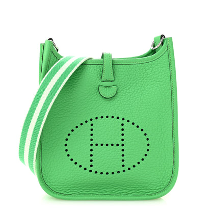 Hermes Taurillon Clemence Amazone Evelyne TPM Vert Comics Vert Fizz 1 of 11