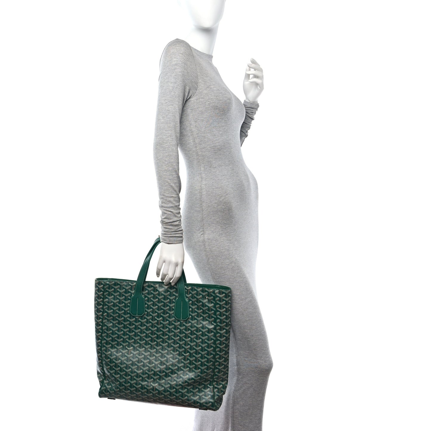 Goyardine Voltaire III Tote Green