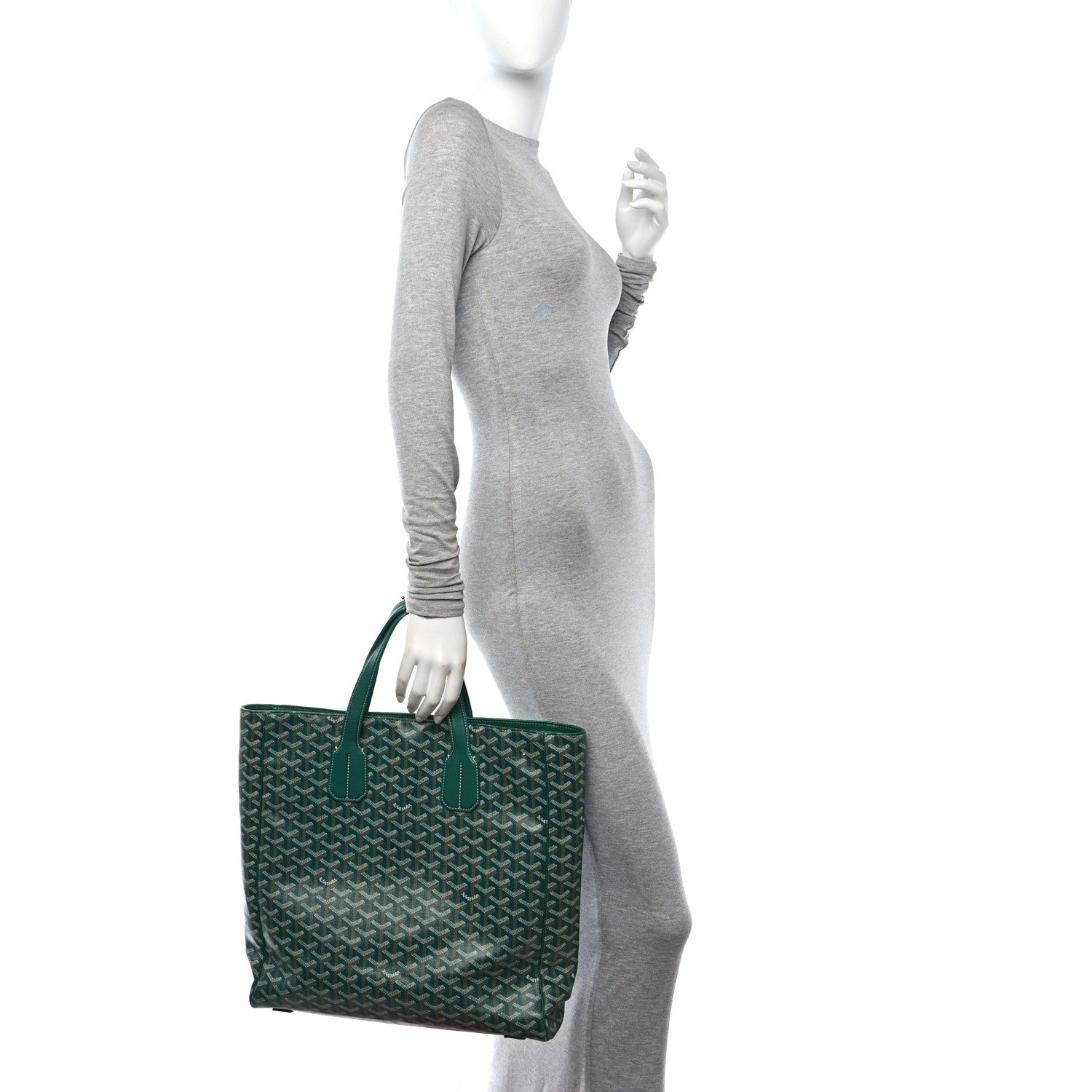 Goyard Goyardine Voltaire III Tote Green 2 of 9