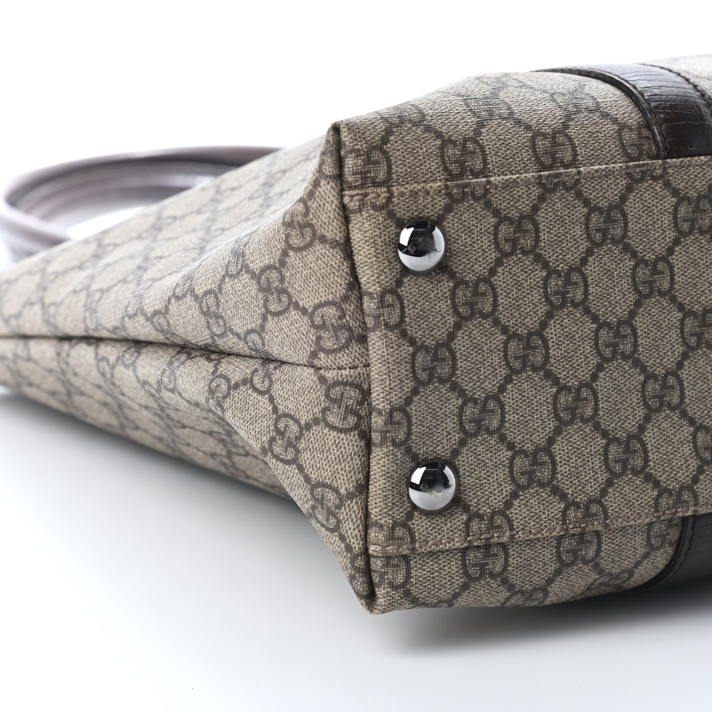 GG Plus Monogram Medium Joy Tote Brown