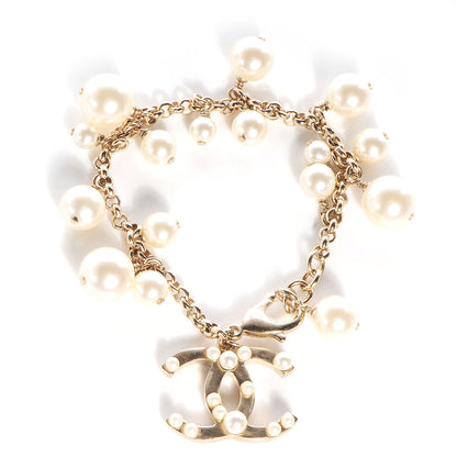 Chanel Pearl CC Bracelet Gold 1 of 5