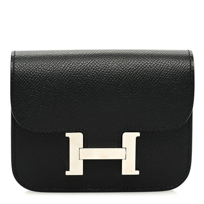 Hermes Epsom Constance Slim Wallet Black 1 of 9