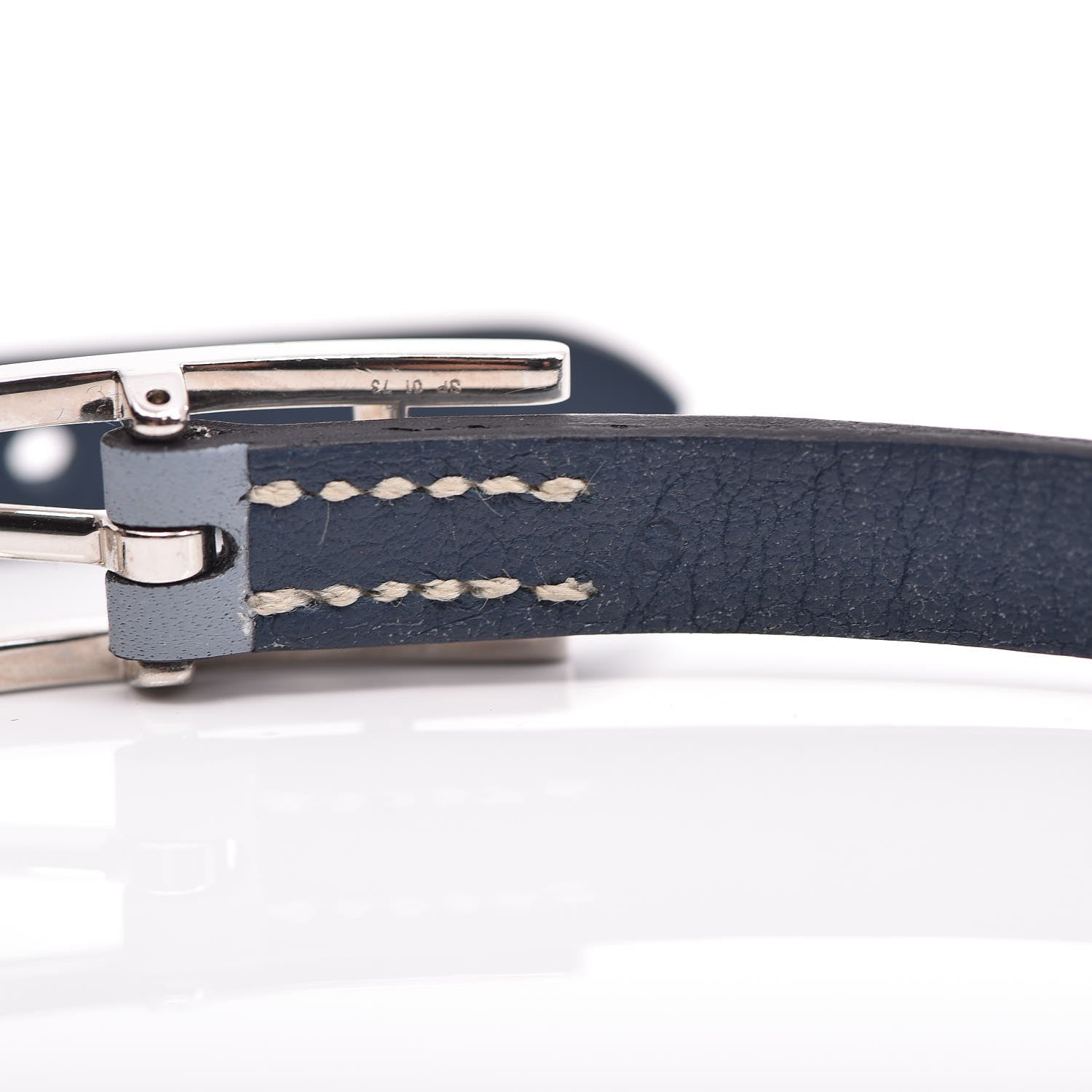 Hermes Swift Behapi Double Tour Bracelet S Bleu Lin 8 of 9