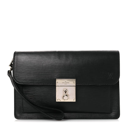 Louis Vuitton Epi Neo Belaia Clutch Black 1 of 12