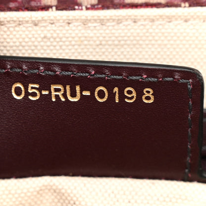Christian Dior Oblique Saddle Bag Burgundy 7 of 10