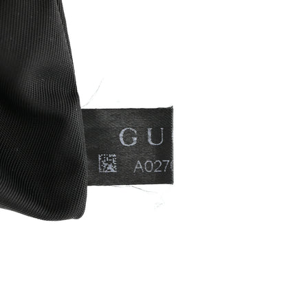Gucci Nylon Monogram Dollar Calfskin Small Flat Messenger Bag Black 8 of 11