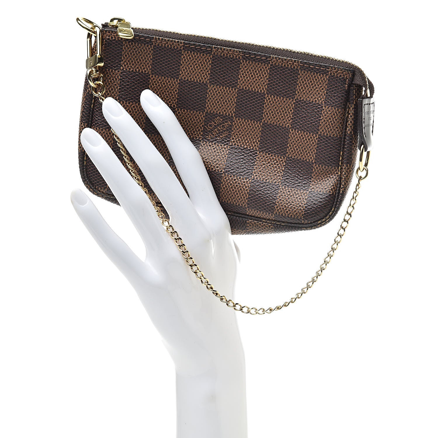 Louis Vuitton Damier Ebene Mini Pochette Accessories 2 of 7